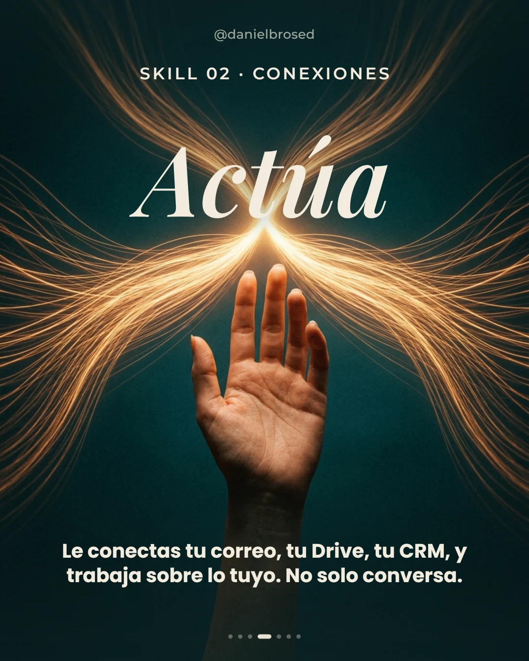 Skill de conexiones: conecta el correo, el Drive y el CRM