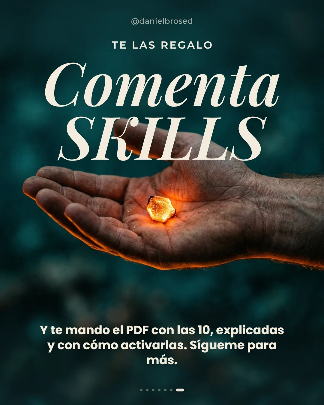 Llamada a la acción: comenta SKILLS para recibir la guía