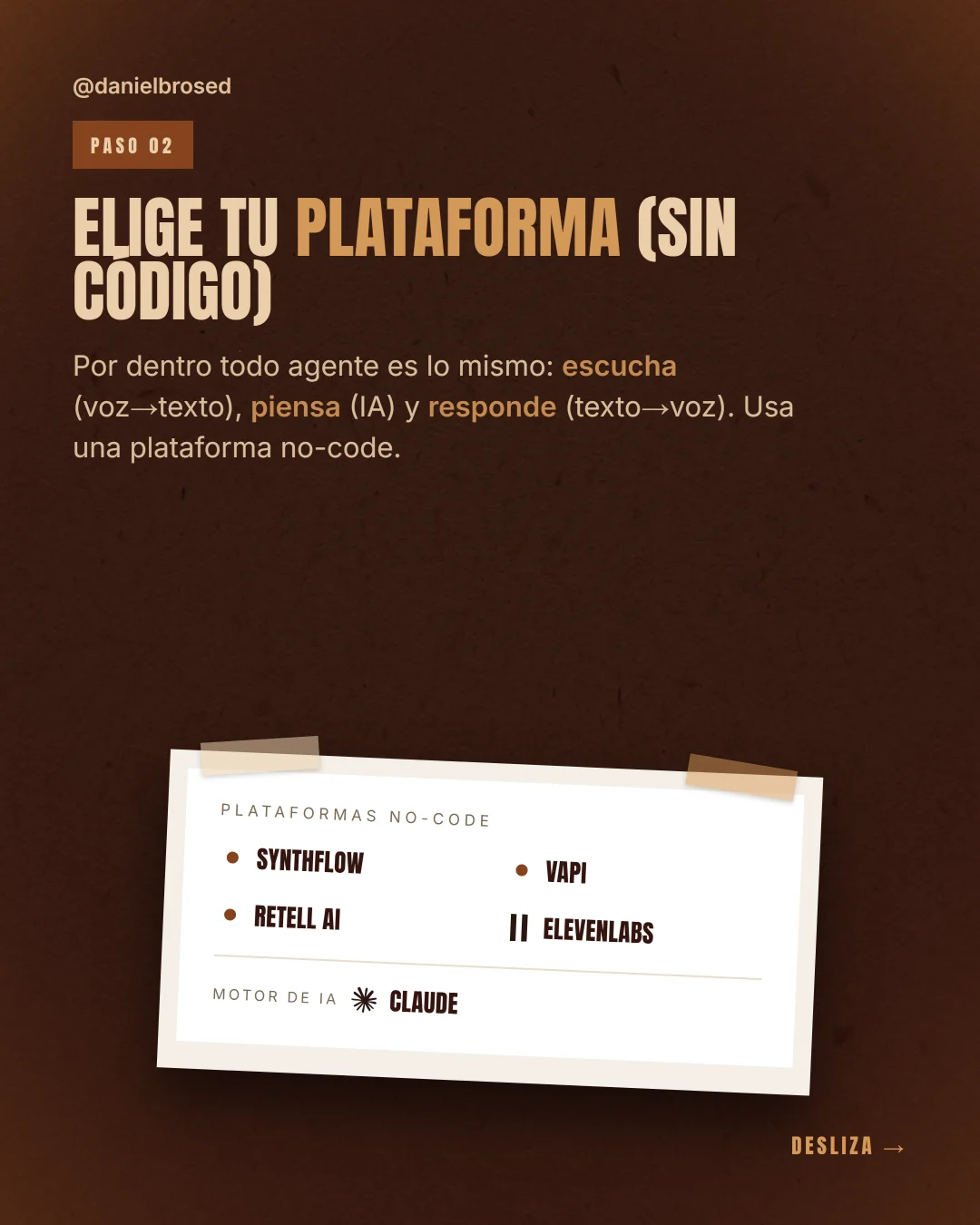 Paso 2: elegir plataforma sin código