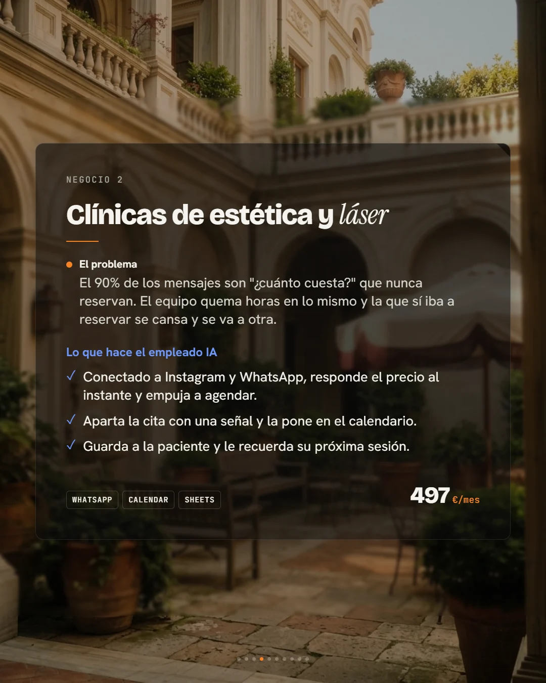 Empleado de IA para clínicas de estética y láser