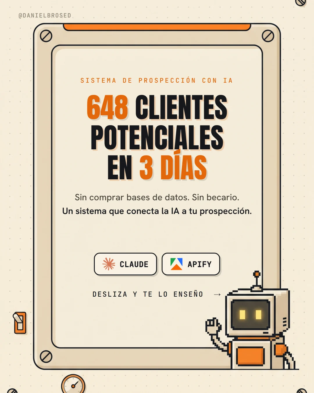 Portada del carrusel: 648 clientes potenciales en 3 días